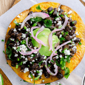 Black Bean & Plantain Tostadas